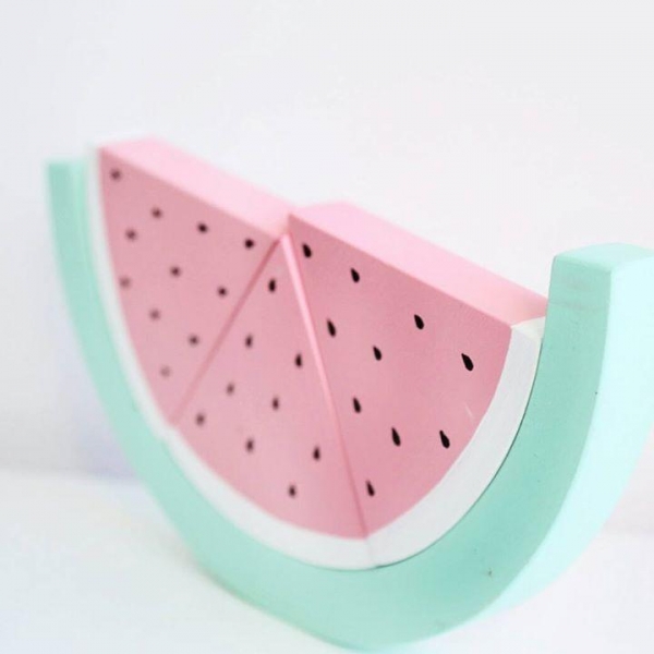 Wassermelone aus Holz